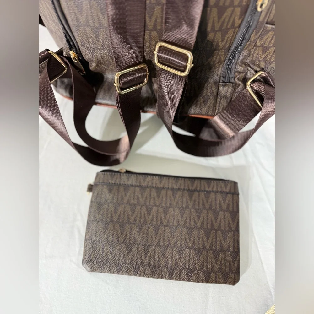 MKP by Marco Collection Brown and Tan Backpack
